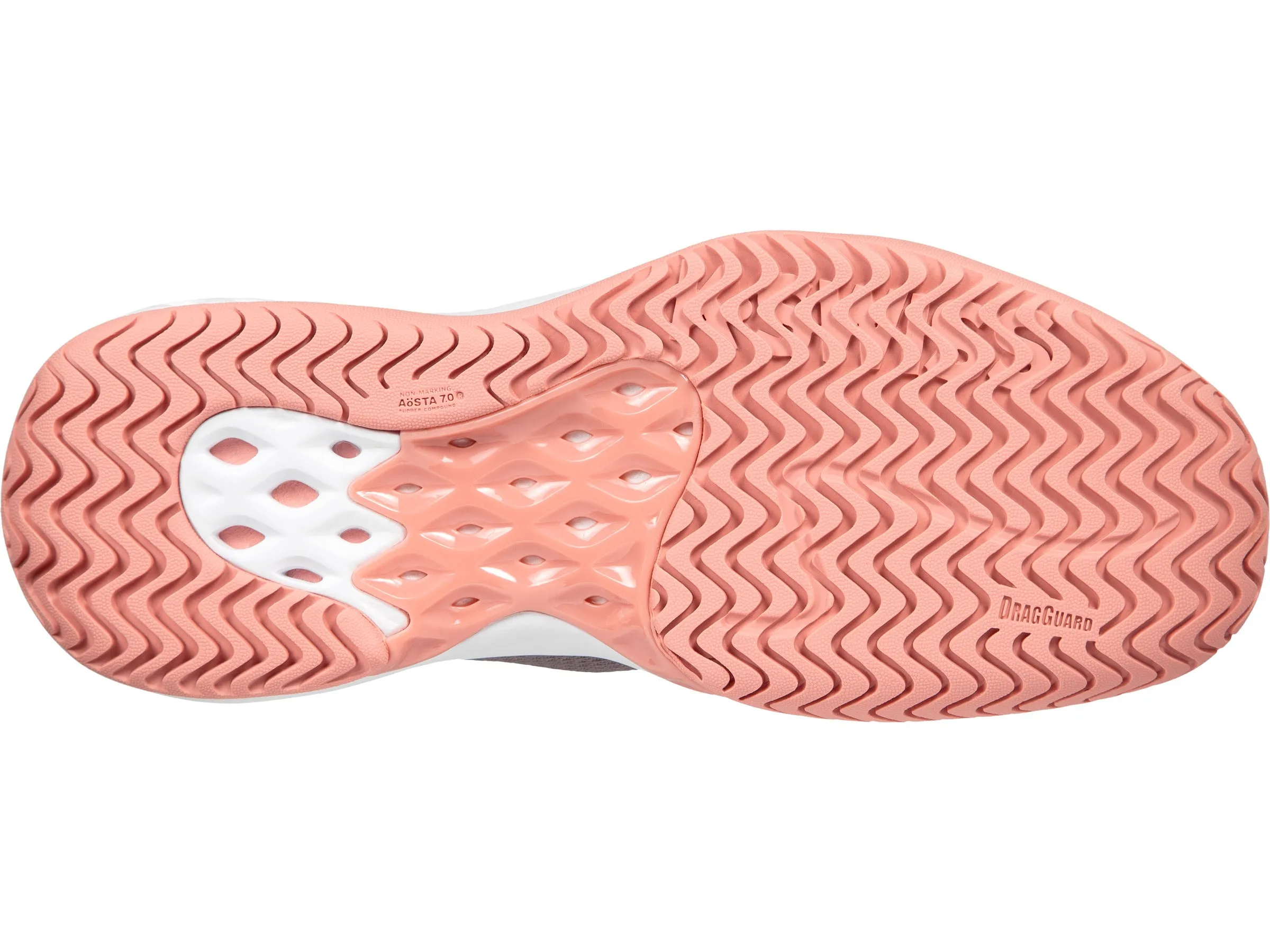 96137-095-M | WOMENS AERO KNIT | PLUM KITTEN/CORAL ALMOND/WHITE