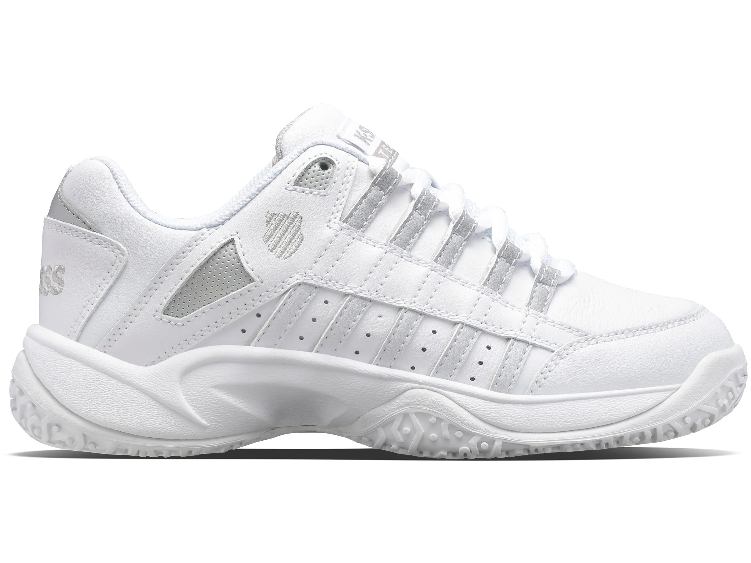 97390-110-M | COURT PRESTIR OMNI | WHITE/SILVER