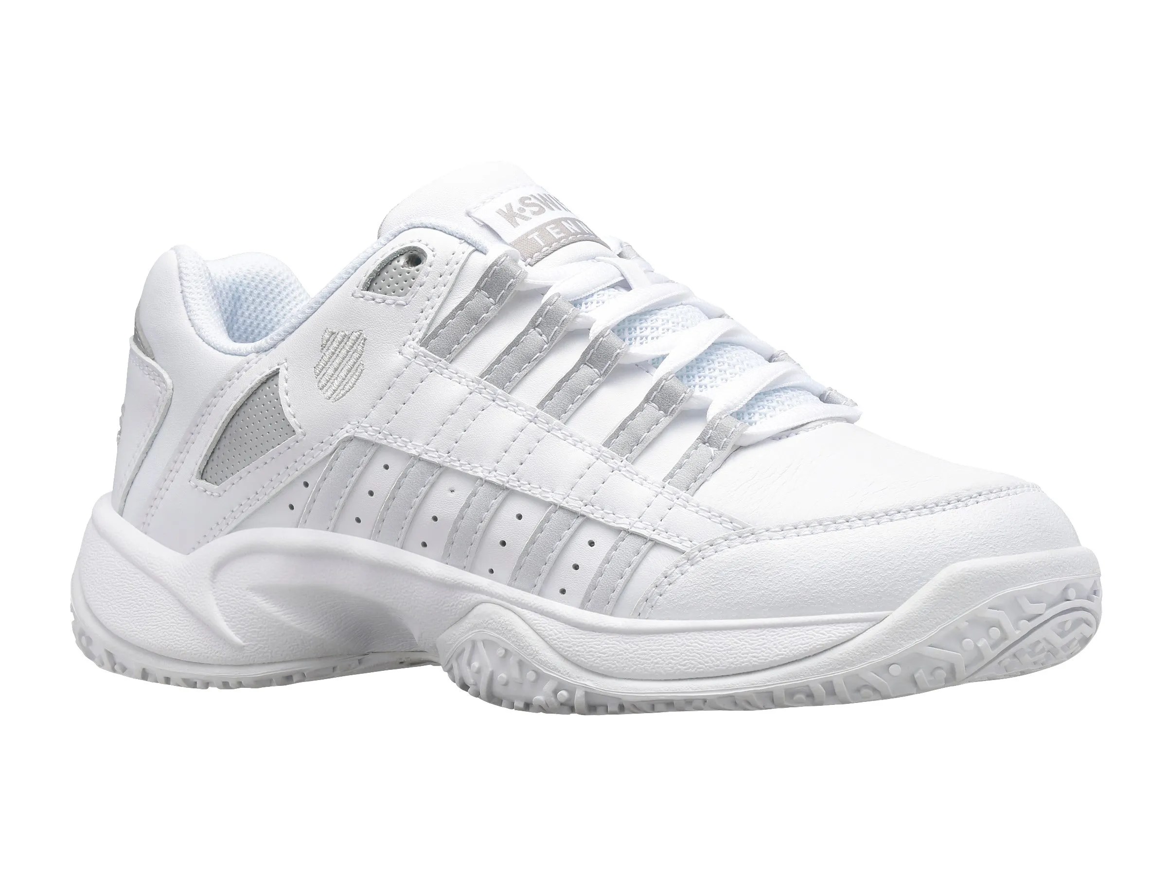 97390-110-M | COURT PRESTIR OMNI | WHITE/SILVER