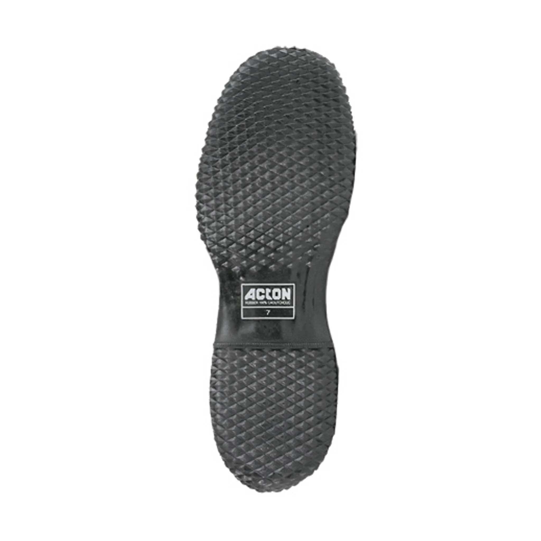 Acton Men's Work Boot Overshoes Joule - Waterproof Natural Rubber, Insulated Lining, All-Weather Comfort, Anti-Corrosive Zipper | Sizes 6-13