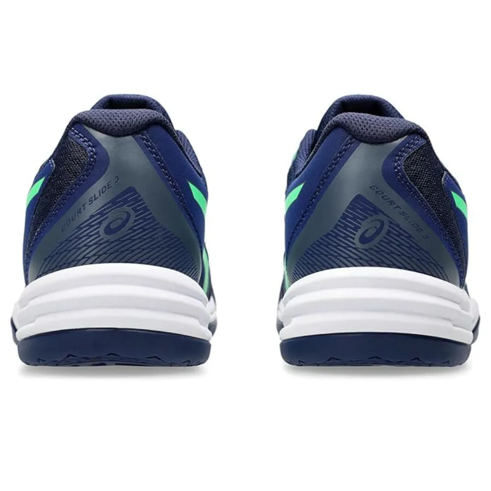 ASICS Men's Court Slide 3 Tennis Shoe (Blue Expanse New Leaf)