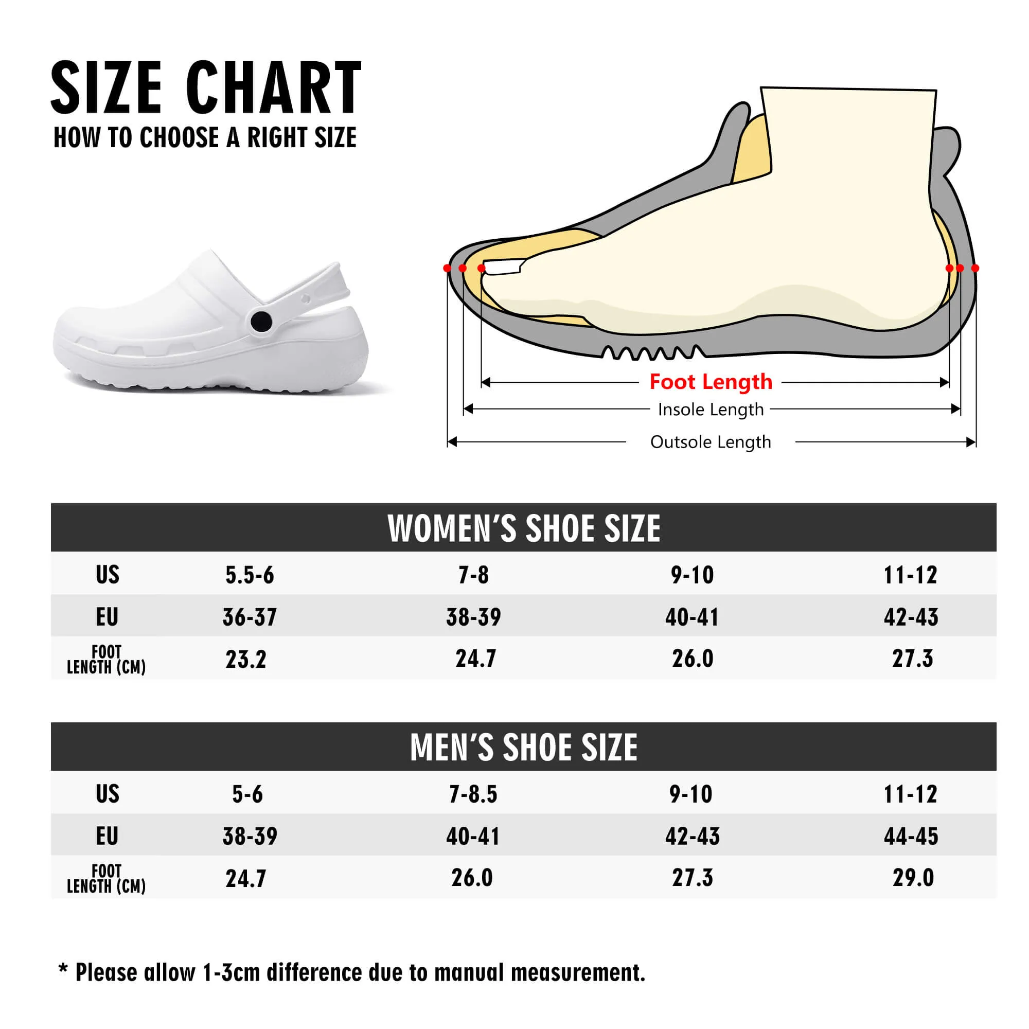 Bailey - Nursing Slip On Clogs