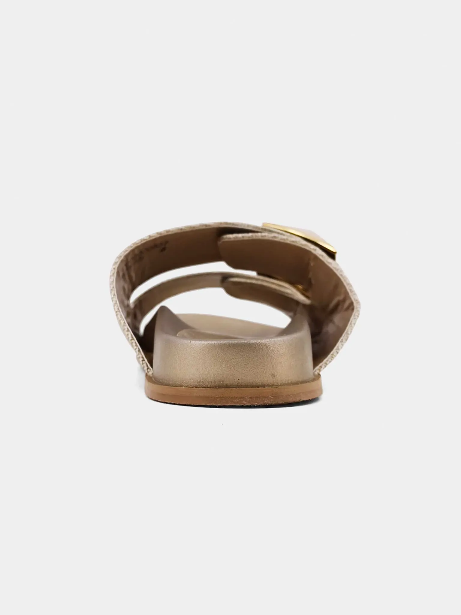 Bernarda Gold Woven Slide