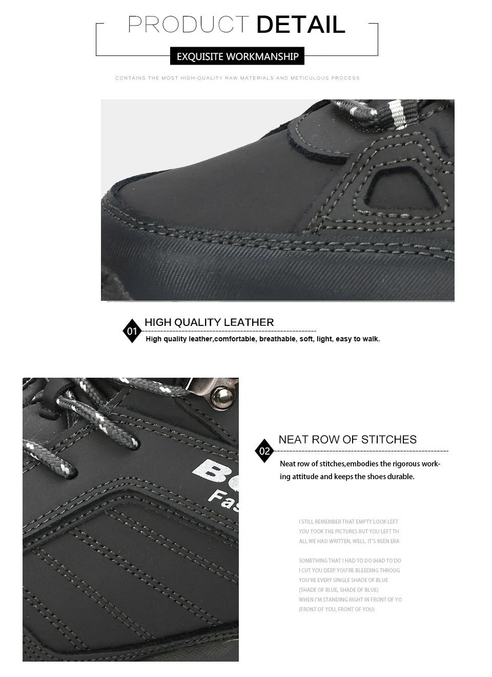 BONA Men Boots Anti-Skidding Leather Shoes Men Popular Comfy Spring Autumn Men Shoes Short Plush Snow Boots Durable Outsole