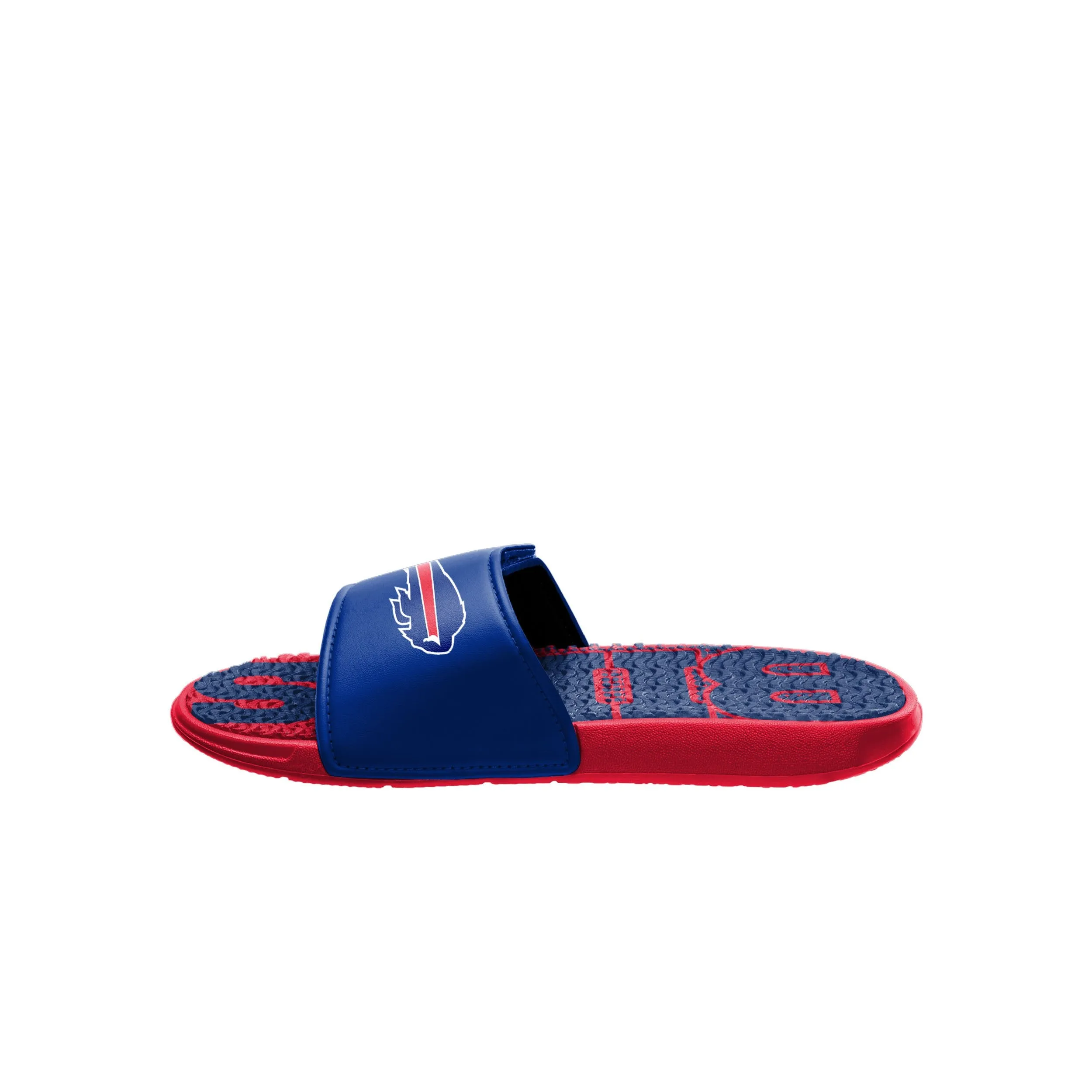 Buffalo Bills NFL Mens Gradient Wordmark Gel Slide