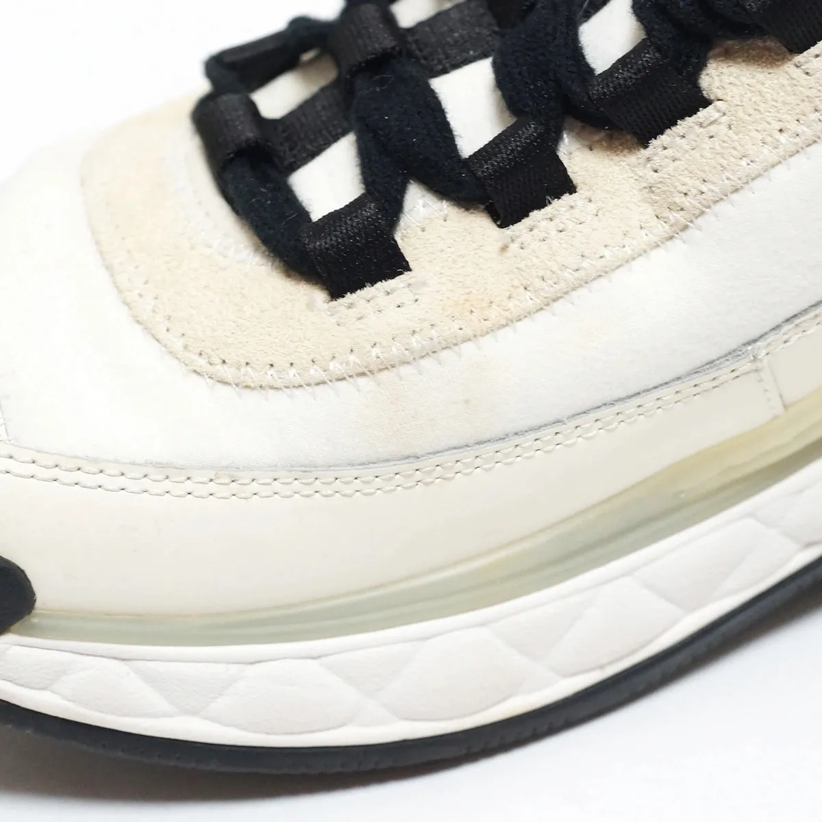 Chanel White Trail Sneakers, 39