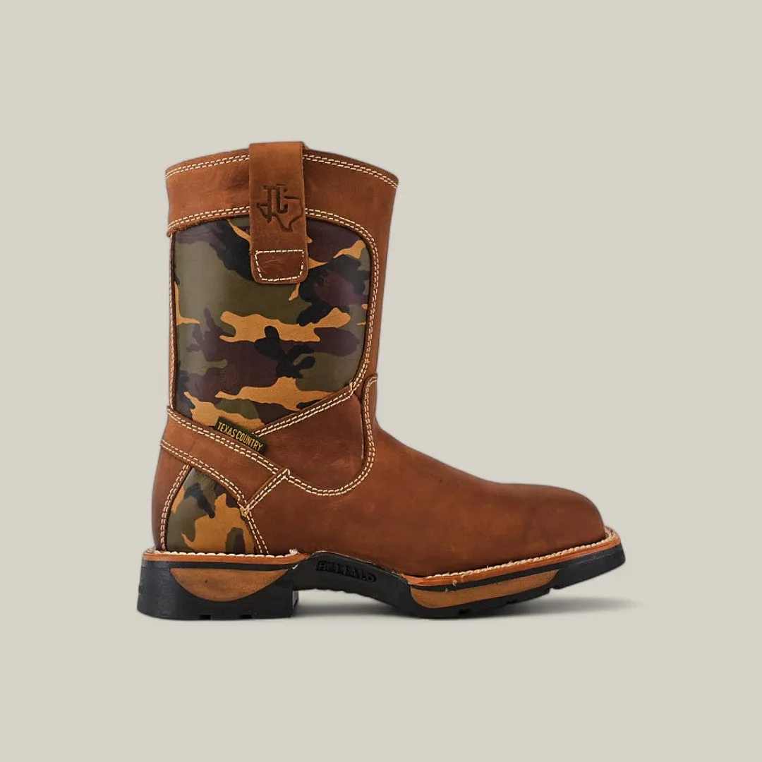 Crazy Brown Military Composite Toe - E6017
