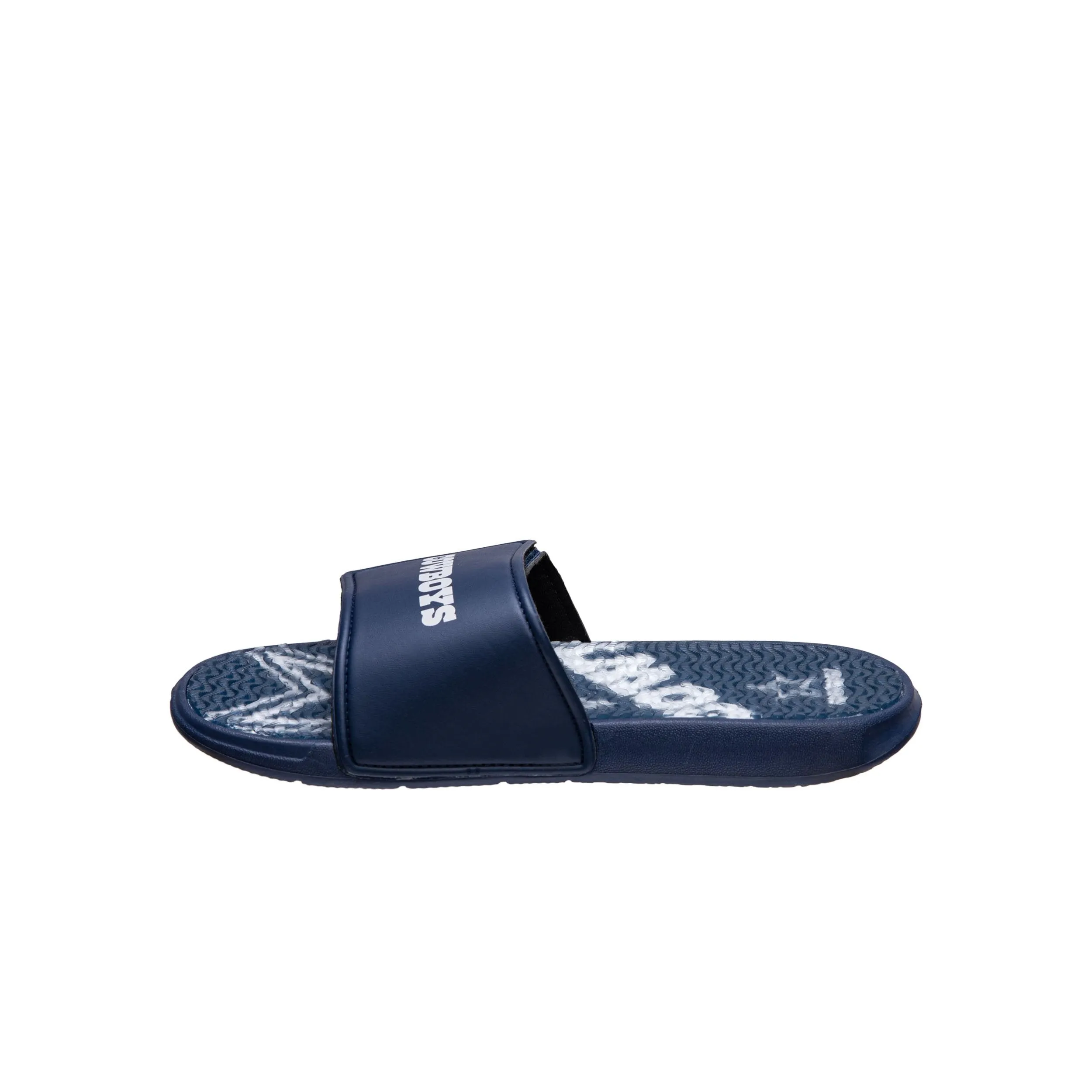 Dallas Cowboys NFL Mens Wordmark Gel Slides