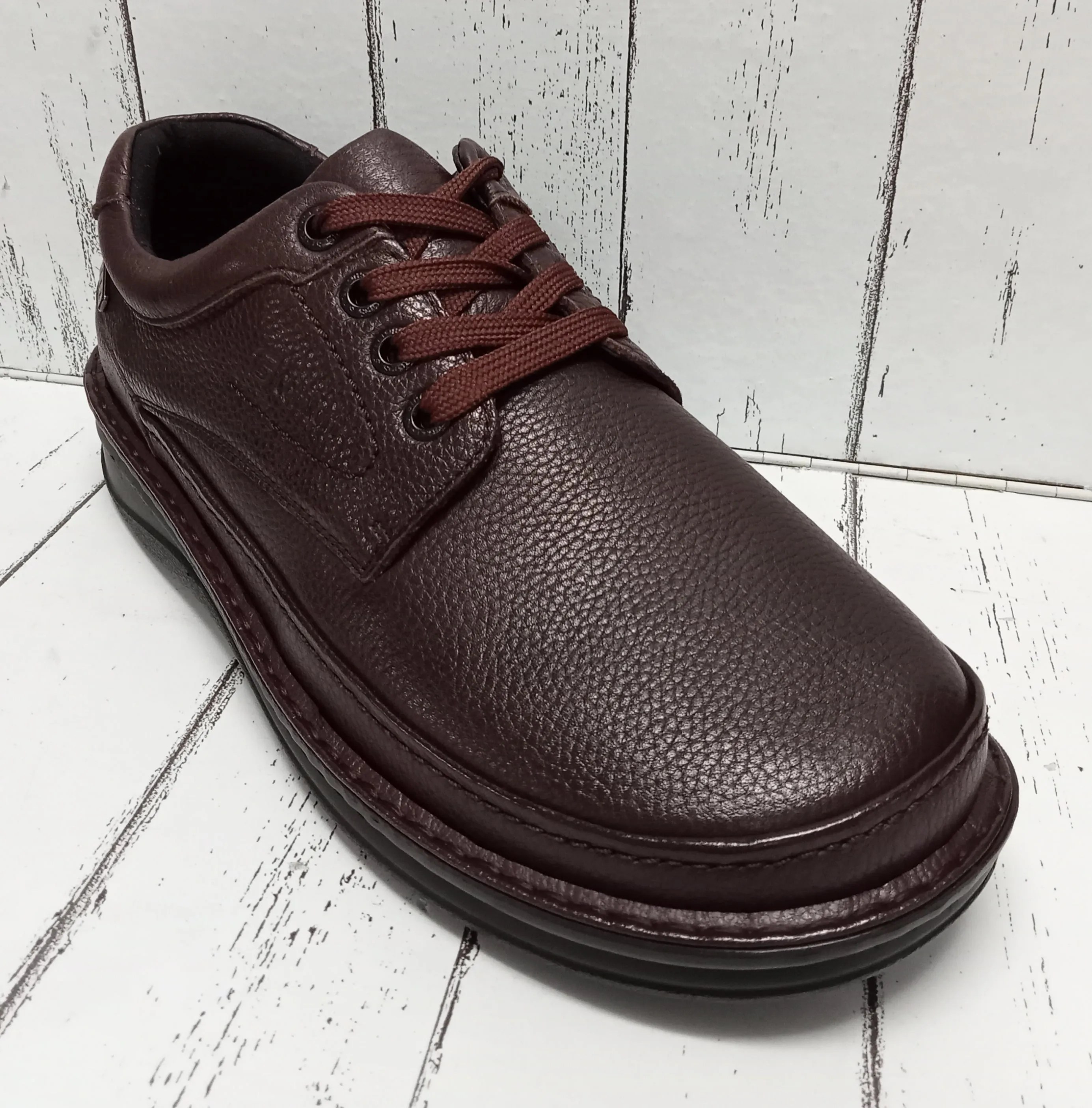 G-COMFORT SHOES (WIDE FITTING) - P3706 - LACE UP SHOE - Dark Brown (Waterproof)