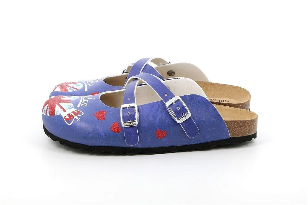 Grunland Women's Sara Clogs- Royal