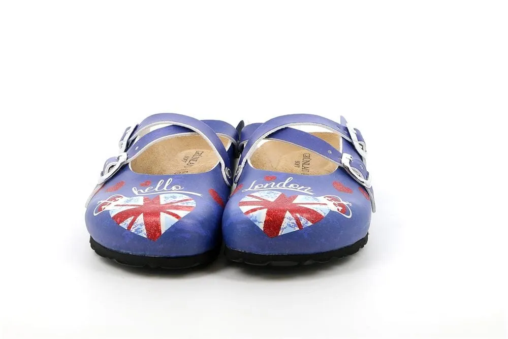 Grunland Women's Sara Clogs- Royal