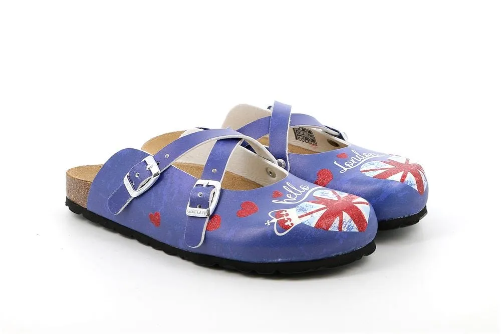 Grunland Women's Sara Clogs- Royal