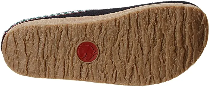 Haflinger Unisex Grizzly Slippers GZ15- Black