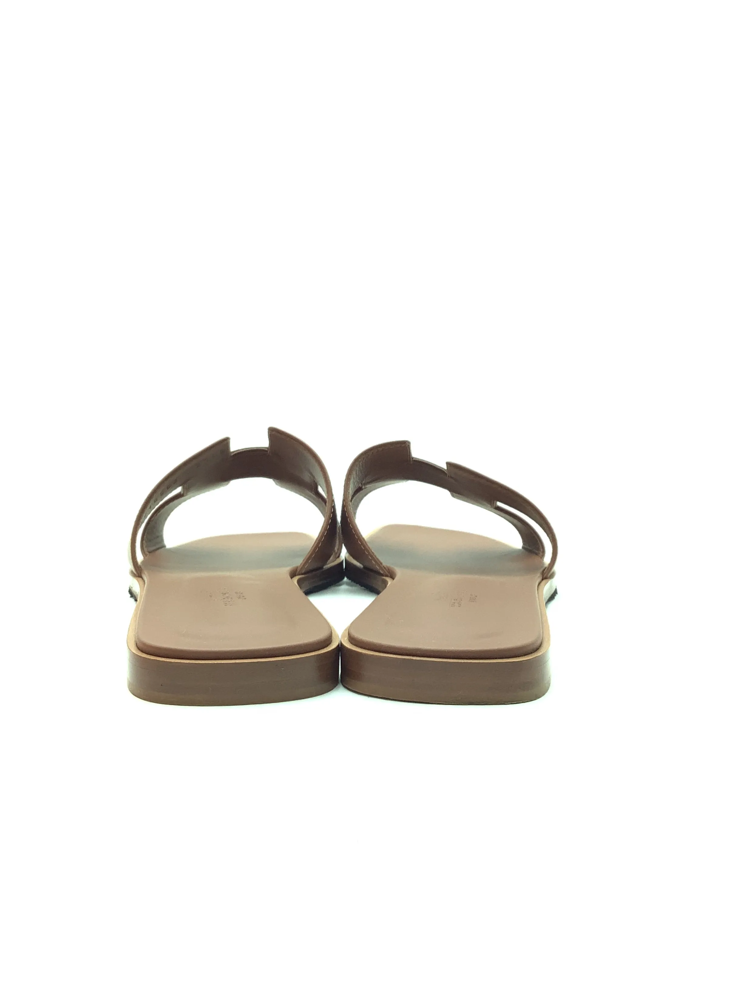 Hermes Oran Sandals Leather Neutral Size: 40/9