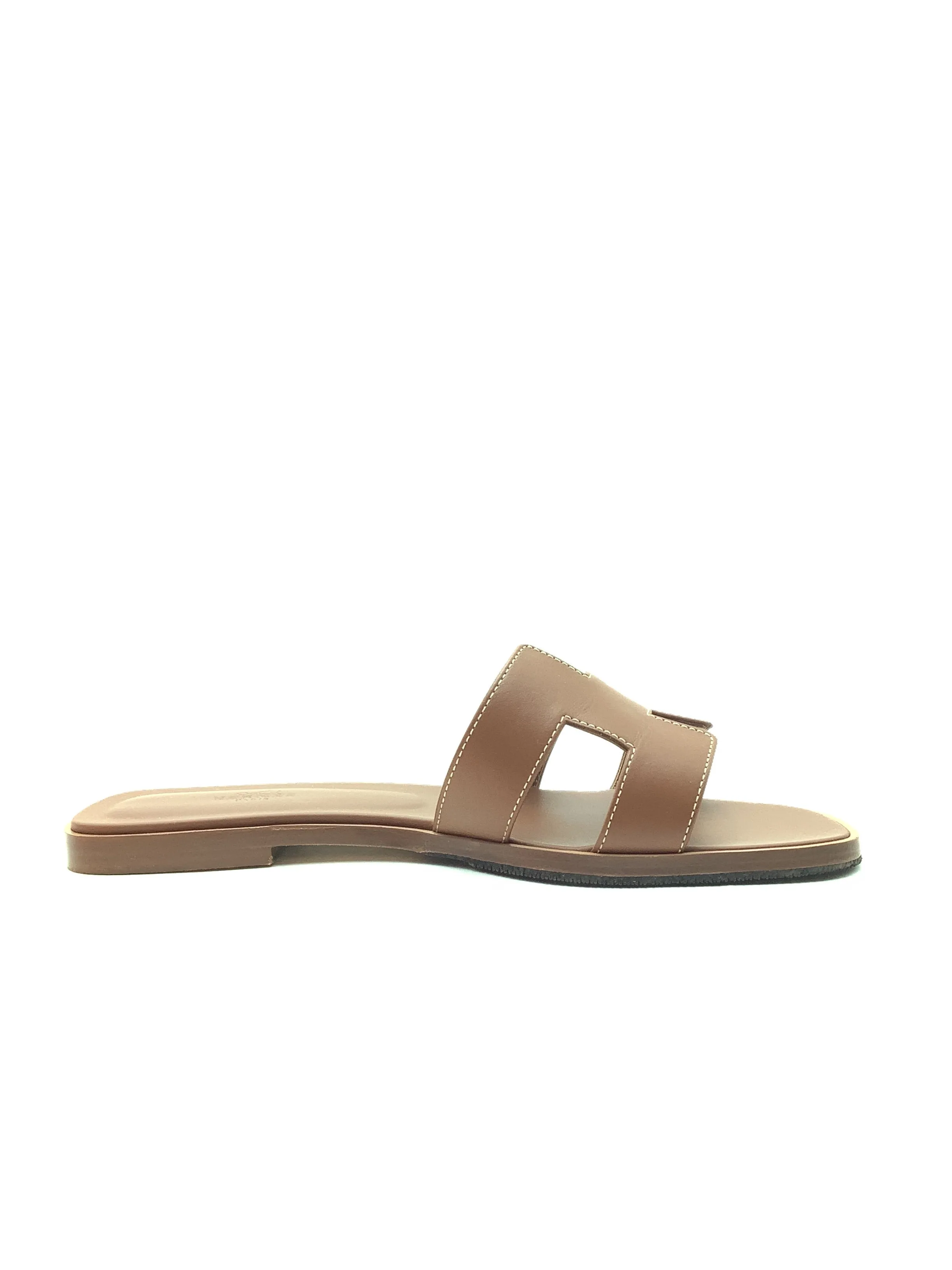 Hermes Oran Sandals Leather Neutral Size: 40/9