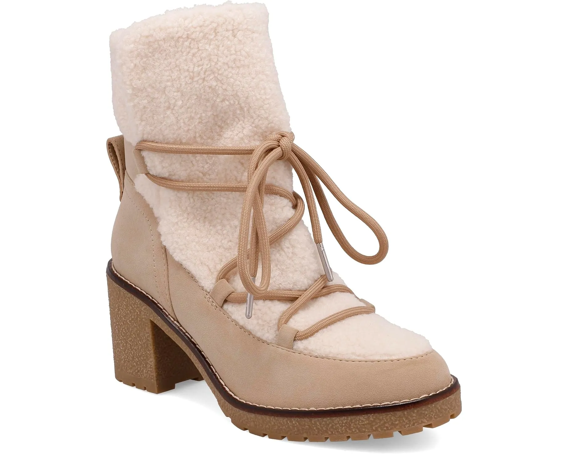Holiday Lace-up Boot - Natural