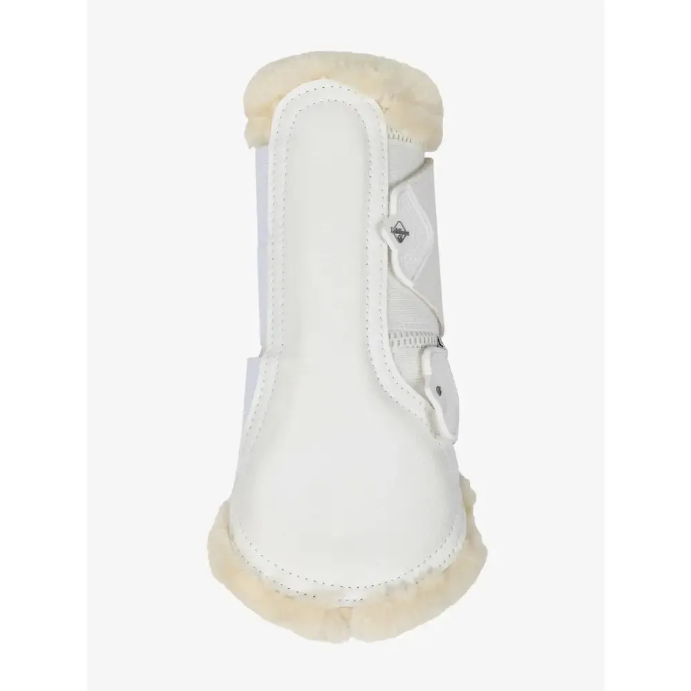 LeMieux Fleece Edged Mesh Brushing Boot White