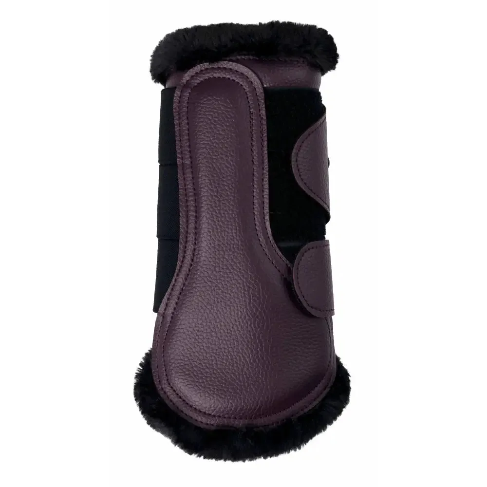 LeMieux Fleece Lined Brushing Boots Fig