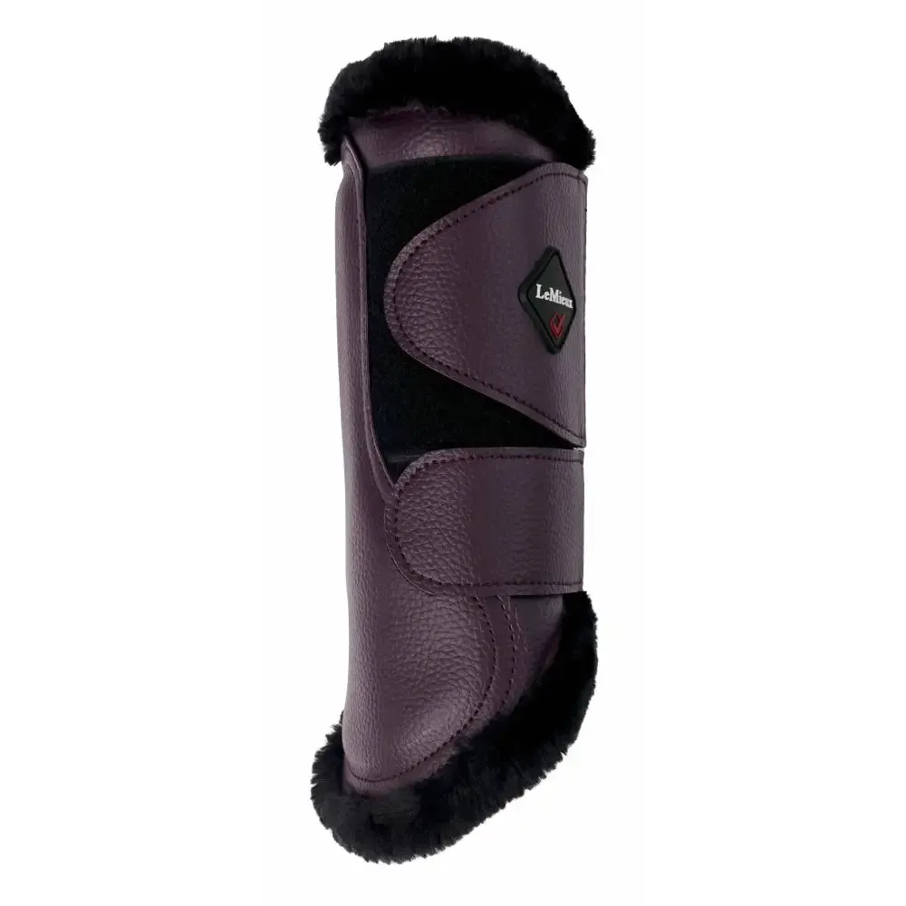 LeMieux Fleece Lined Brushing Boots Fig