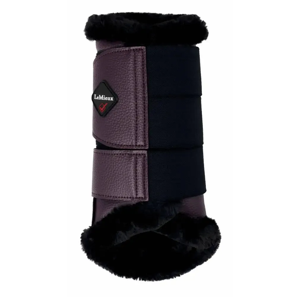 LeMieux Fleece Lined Brushing Boots Fig