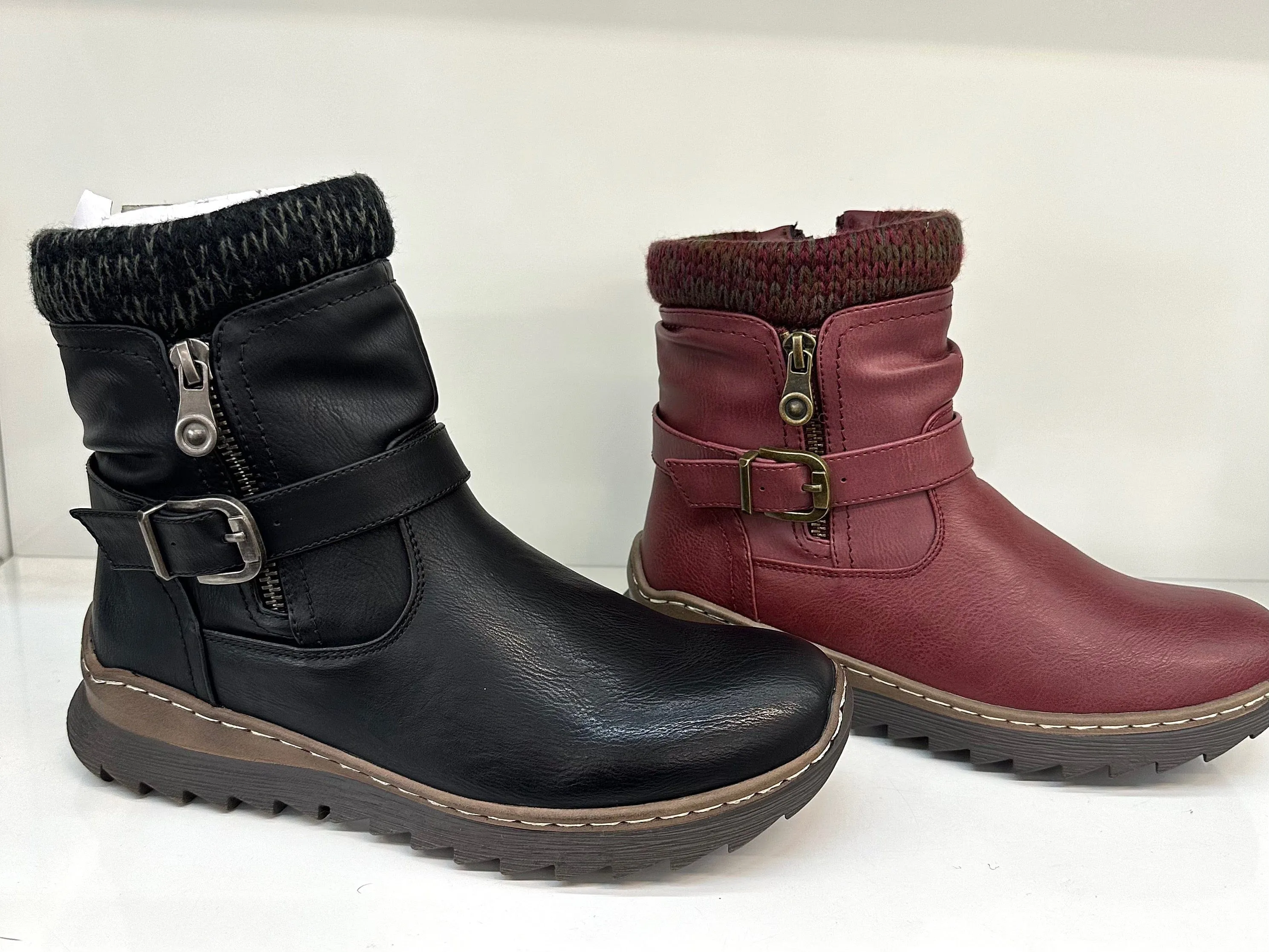 Leonora Ankle Boot Wine NO RETURNS ON SALE ITEMS
