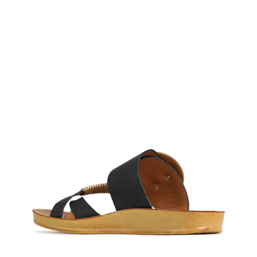 Los Cabos Dama Slide Black