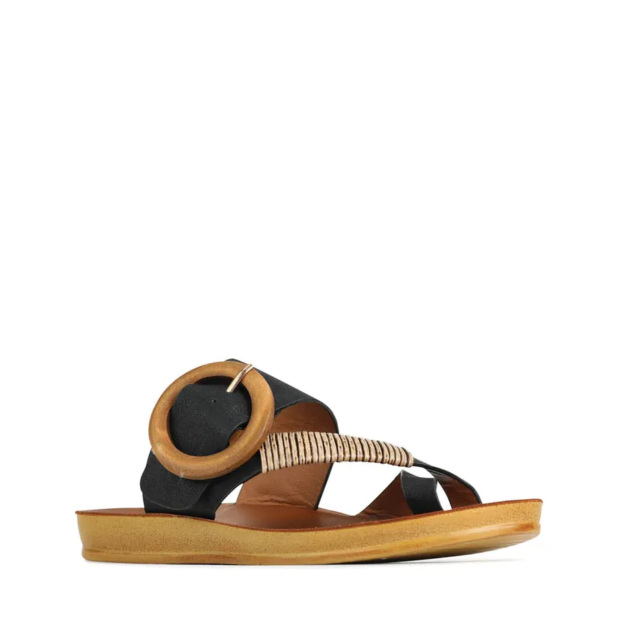 Los Cabos Dama Slide Black