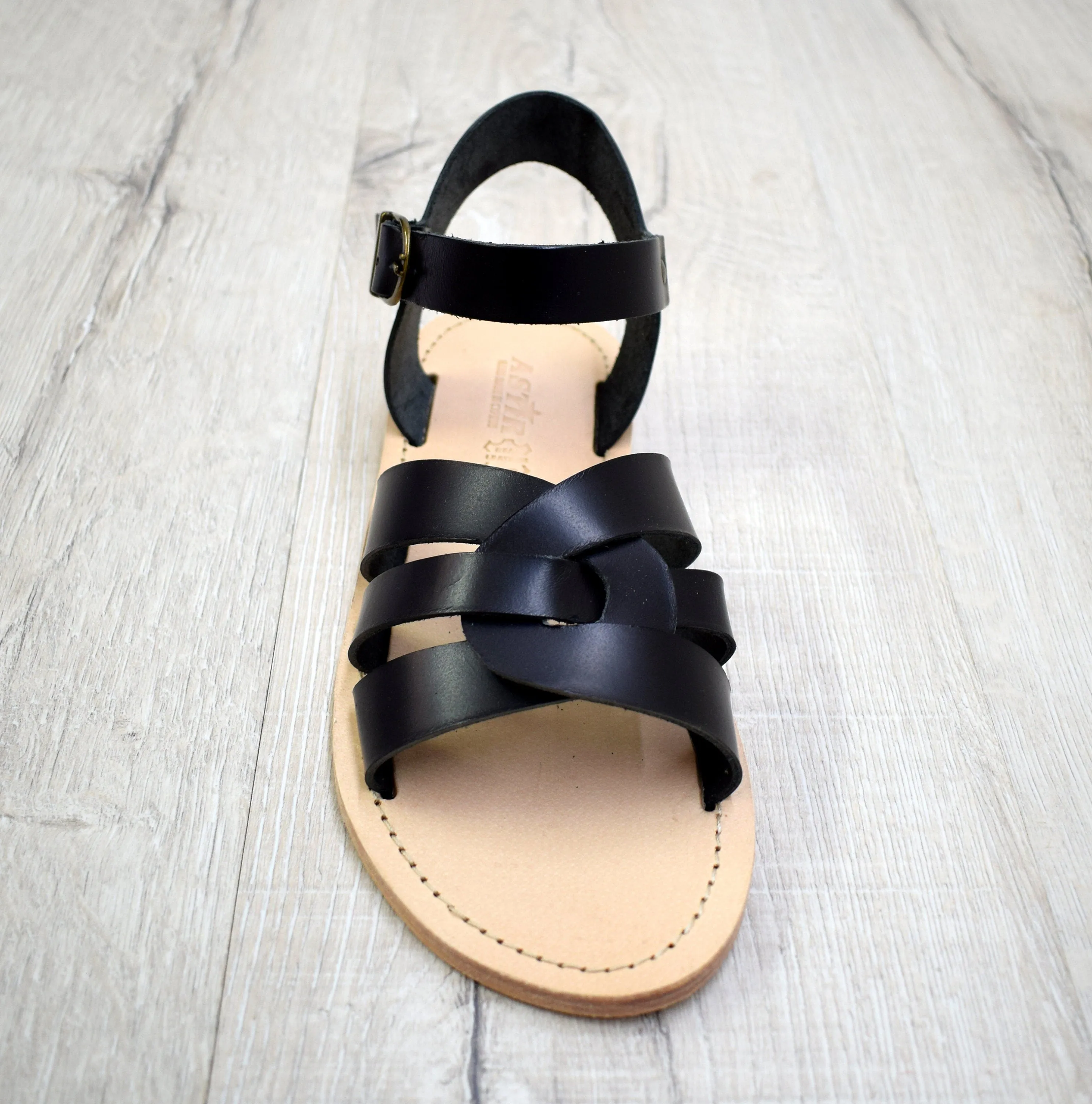 Men leather sandals, Slides for men, Ancient Greek leather sandals