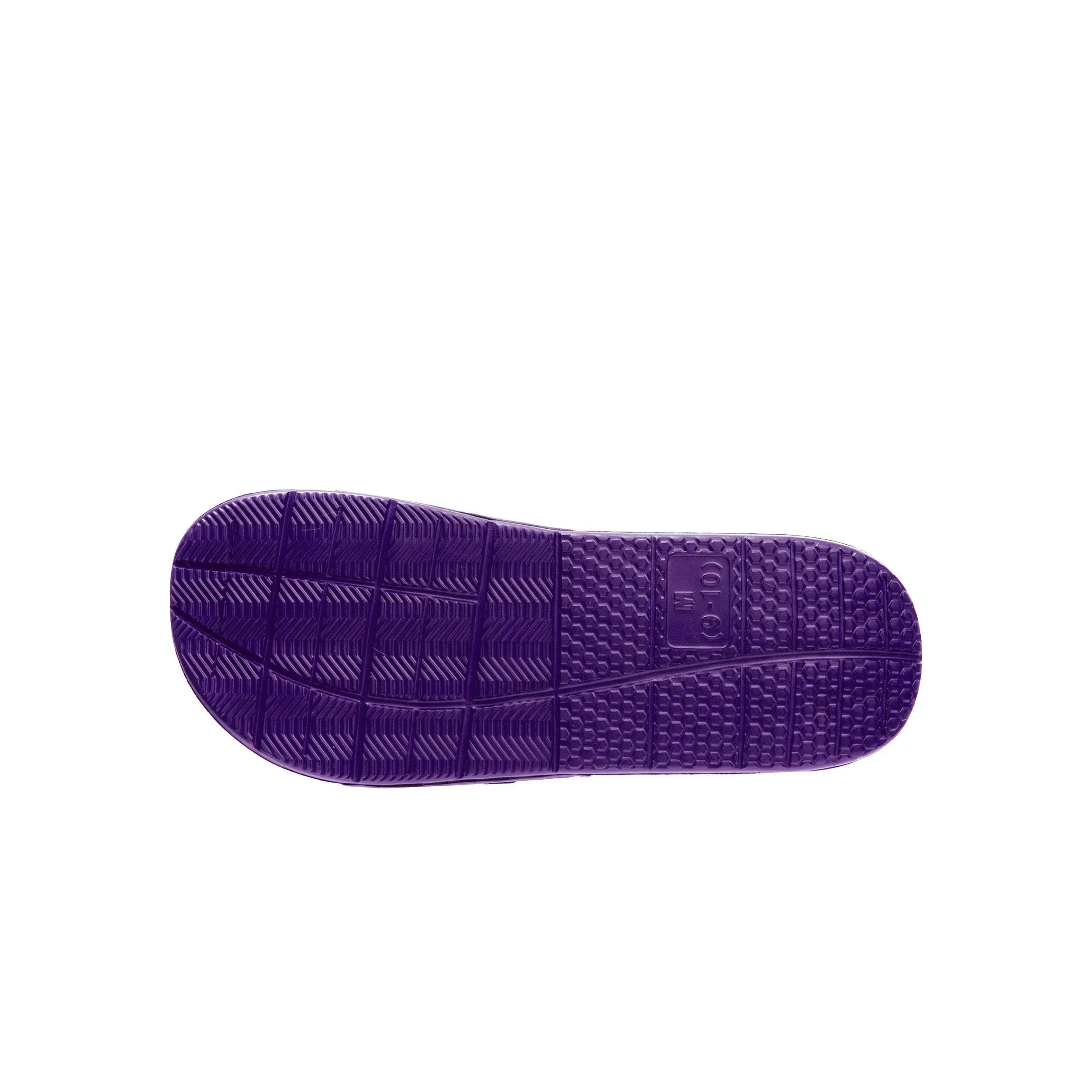 Minnesota Vikings NFL Mens Colorblock Big Logo Gel Slides
