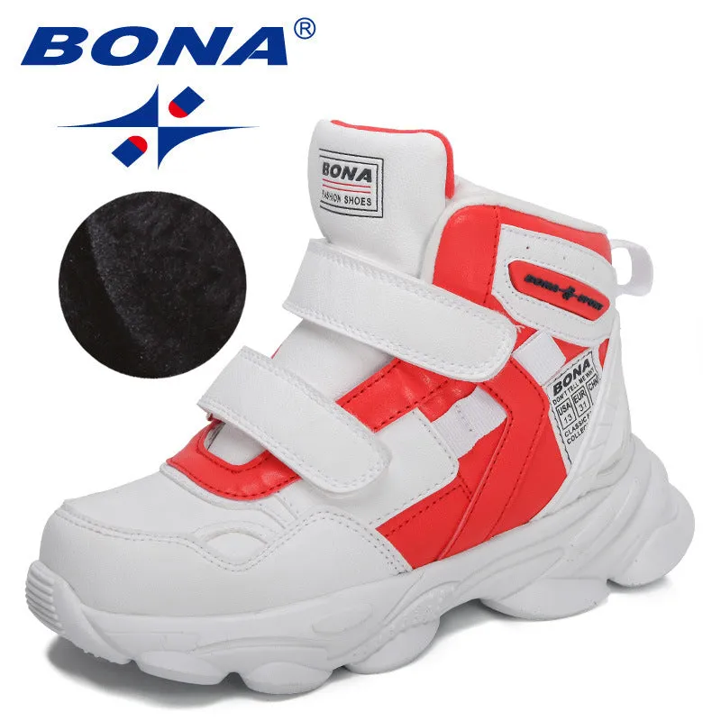 New Designers Trendy Boots Winter Snow Boots Children Sport Hiking Shoes