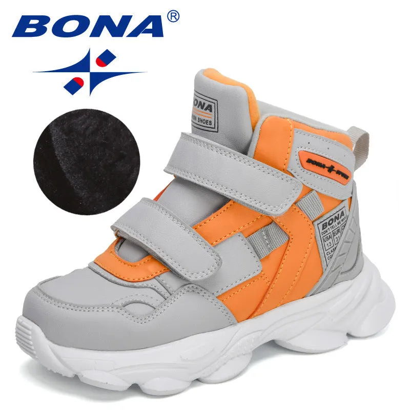 New Designers Trendy Boots Winter Snow Boots Children Sport Hiking Shoes