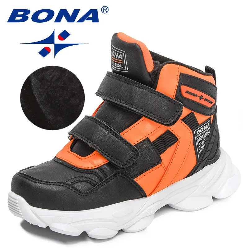 New Designers Trendy Boots Winter Snow Boots Children Sport Hiking Shoes