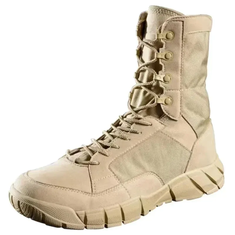 Outdoor Men's Hiking Shoes Desert High Tactical Boots Men's Soldier Combat Boots