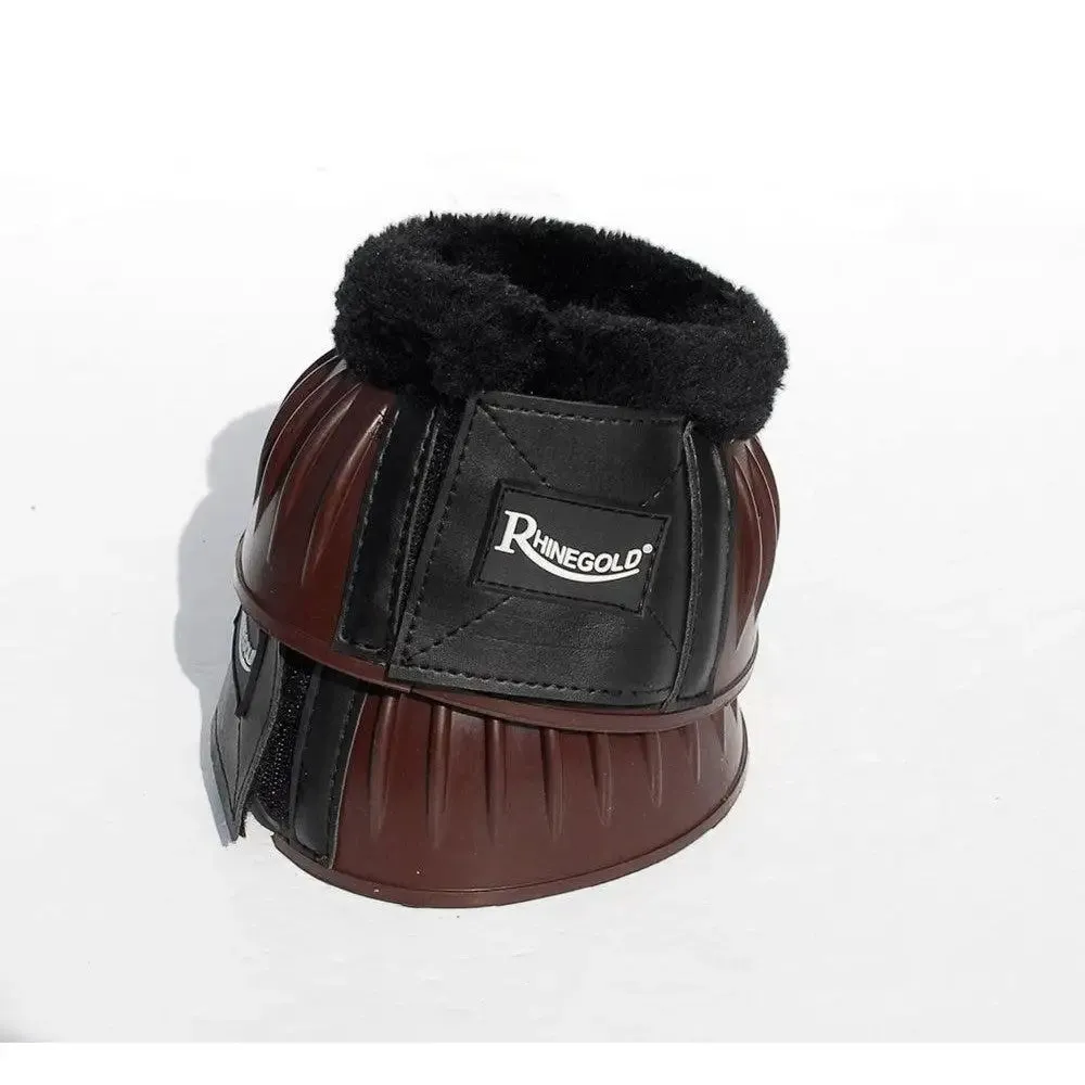 Rhinegold Fleece Trim Over-Reach Boots-Reach Boot