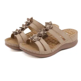 SIKETU | Cushioned Ladies Wedge Sandals