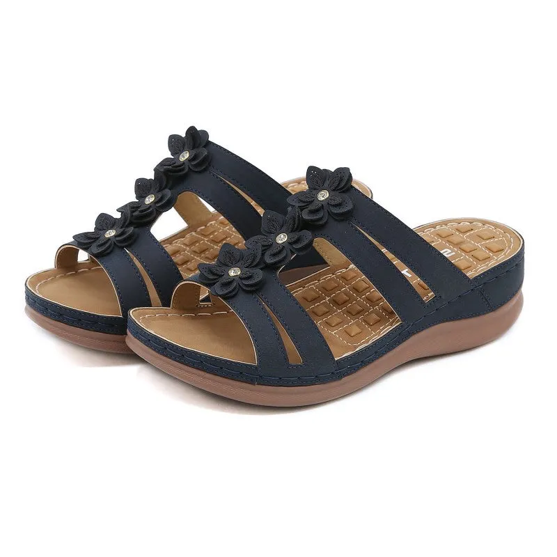 SIKETU | Cushioned Ladies Wedge Sandals
