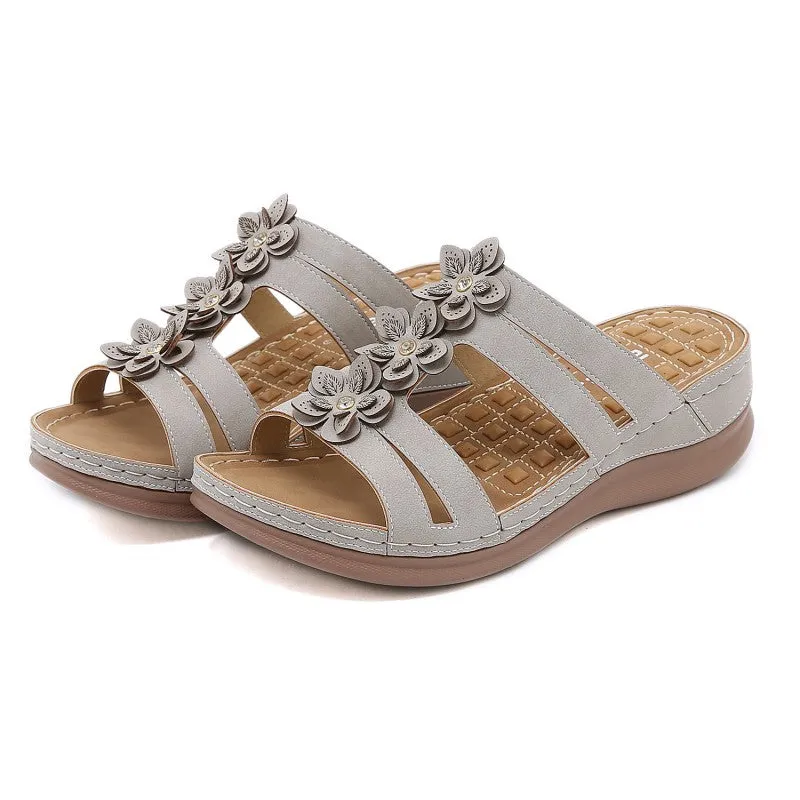 SIKETU | Cushioned Ladies Wedge Sandals