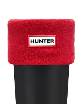 Tall Fleece Boot Socks (Red)