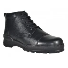 TSF Flexible & Comfort Police Boots With Zip Black