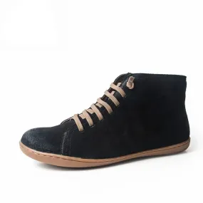 Winter High-Top Barefoot Trekking Boots - Waterproof Snow Boots for Women