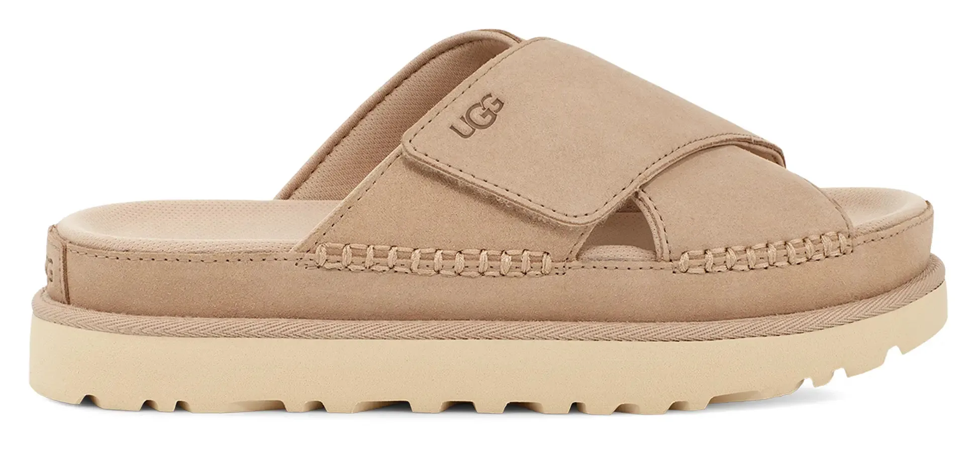 Women’s UGG Goldenstar Cross Slide – Light, Luxe & Eco-Friendly