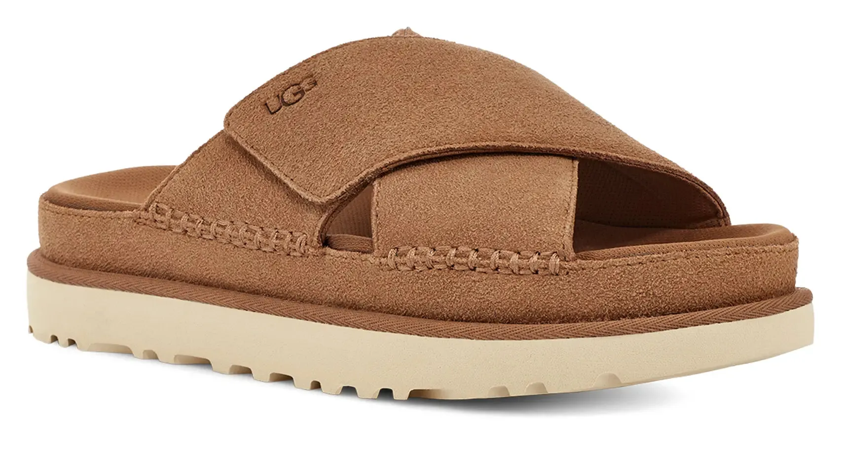 Women’s UGG Goldenstar Cross Slide – Light, Luxe & Eco-Friendly