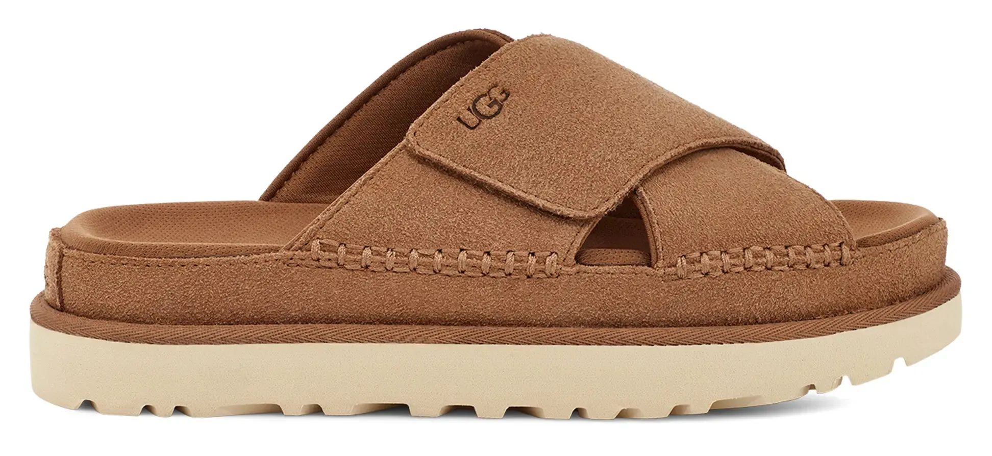 Women’s UGG Goldenstar Cross Slide – Light, Luxe & Eco-Friendly