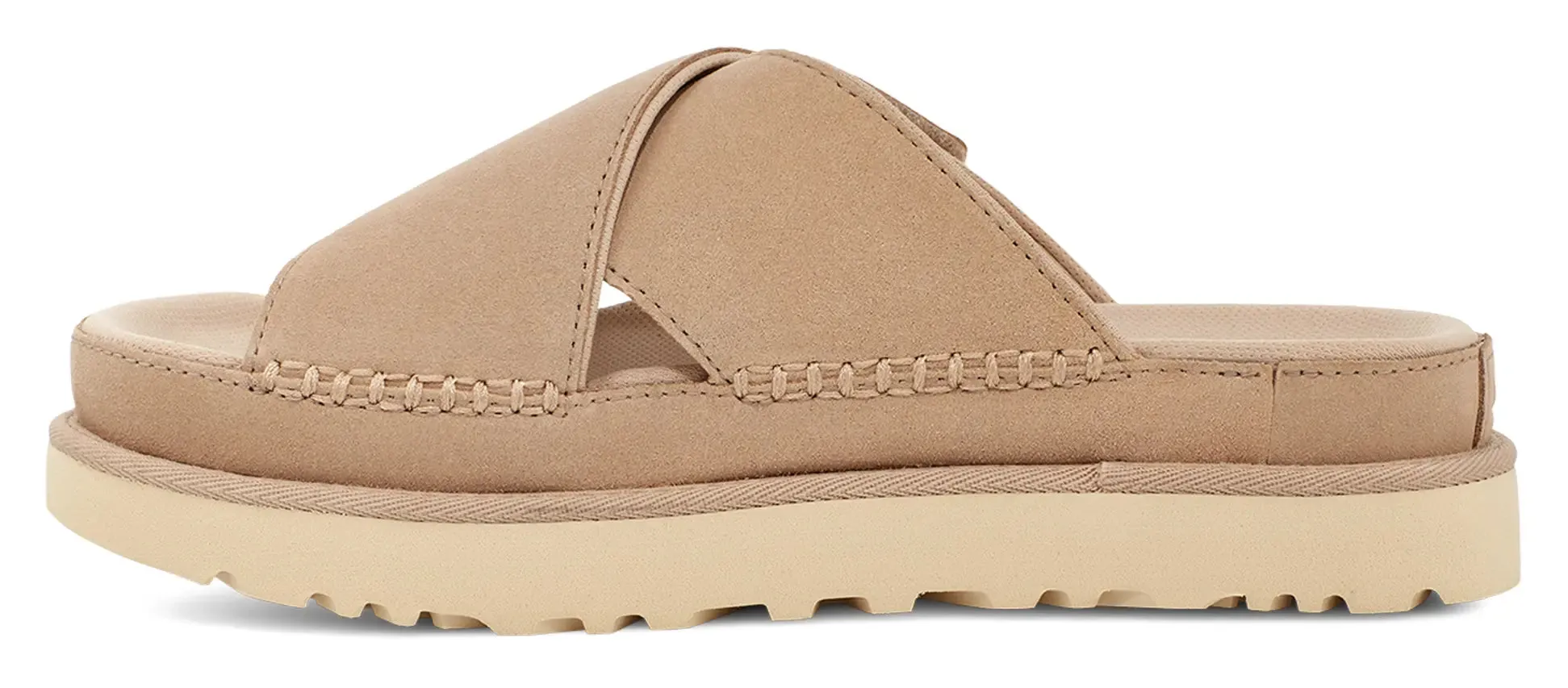 Women’s UGG Goldenstar Cross Slide – Light, Luxe & Eco-Friendly
