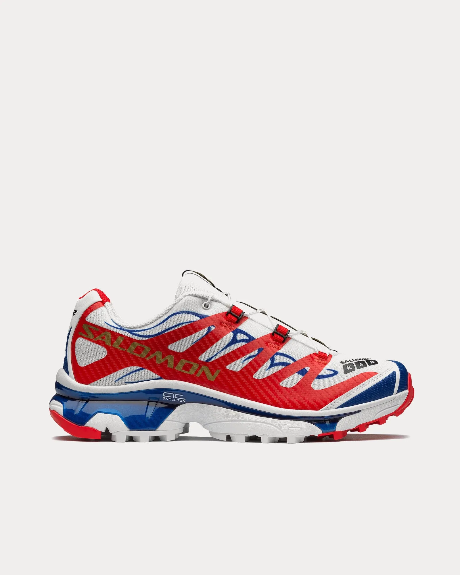 XT-4 OG 'Kar / L'Art'  White / High Risk Red / Surf The Web Low Top Sneakers