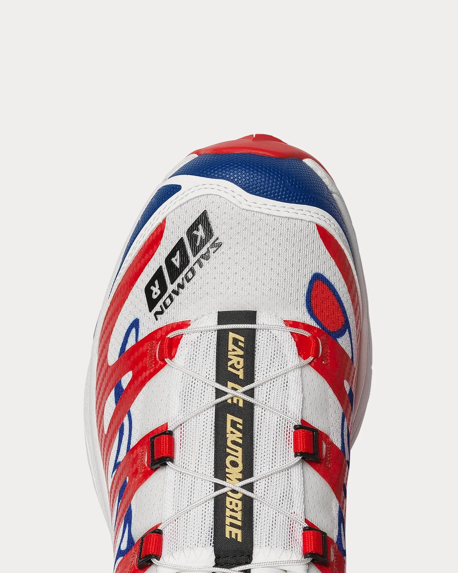 XT-4 OG 'Kar / L'Art'  White / High Risk Red / Surf The Web Low Top Sneakers