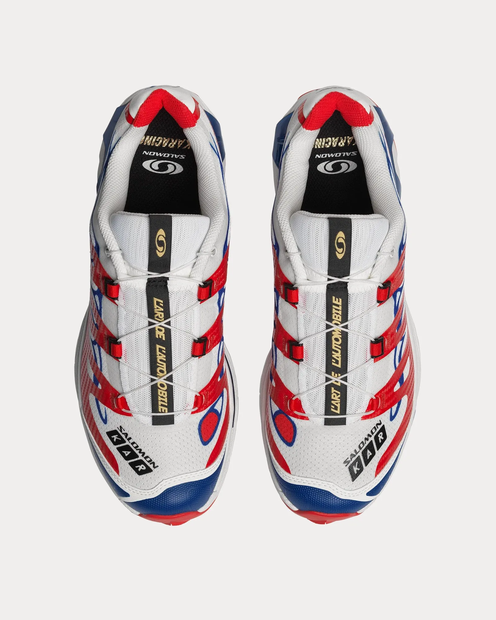 XT-4 OG 'Kar / L'Art'  White / High Risk Red / Surf The Web Low Top Sneakers