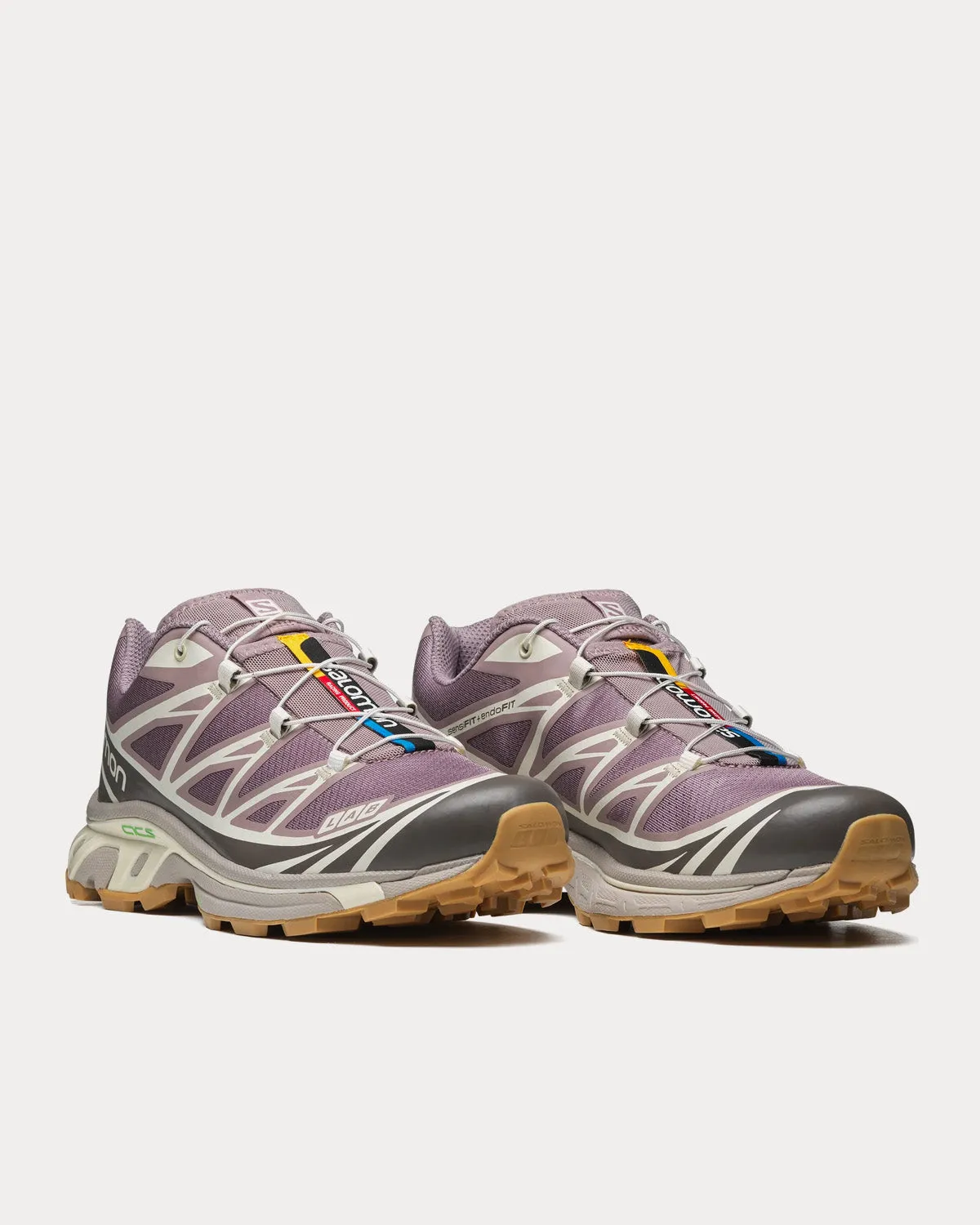 XT-6 Quail / Plum Kitten / Vanilla Ice Low Top Sneakers